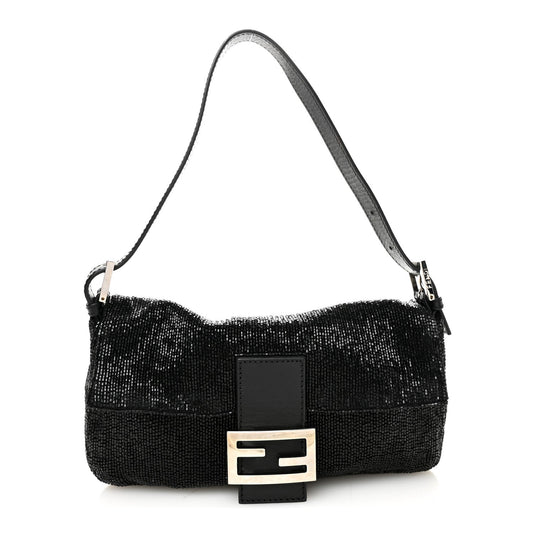 Beaded Baguette Black