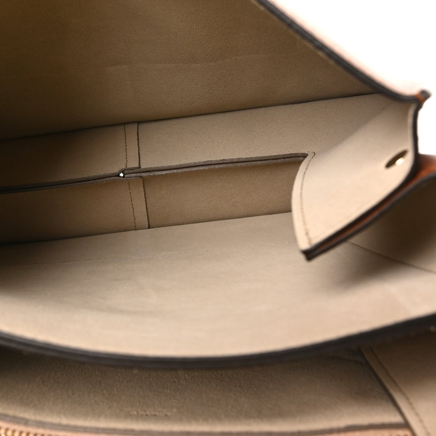 Suede Calfskin Medium Faye Shoulder Bag Tobacco