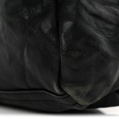 Tumbled Sheepskin Mini Pandora Black