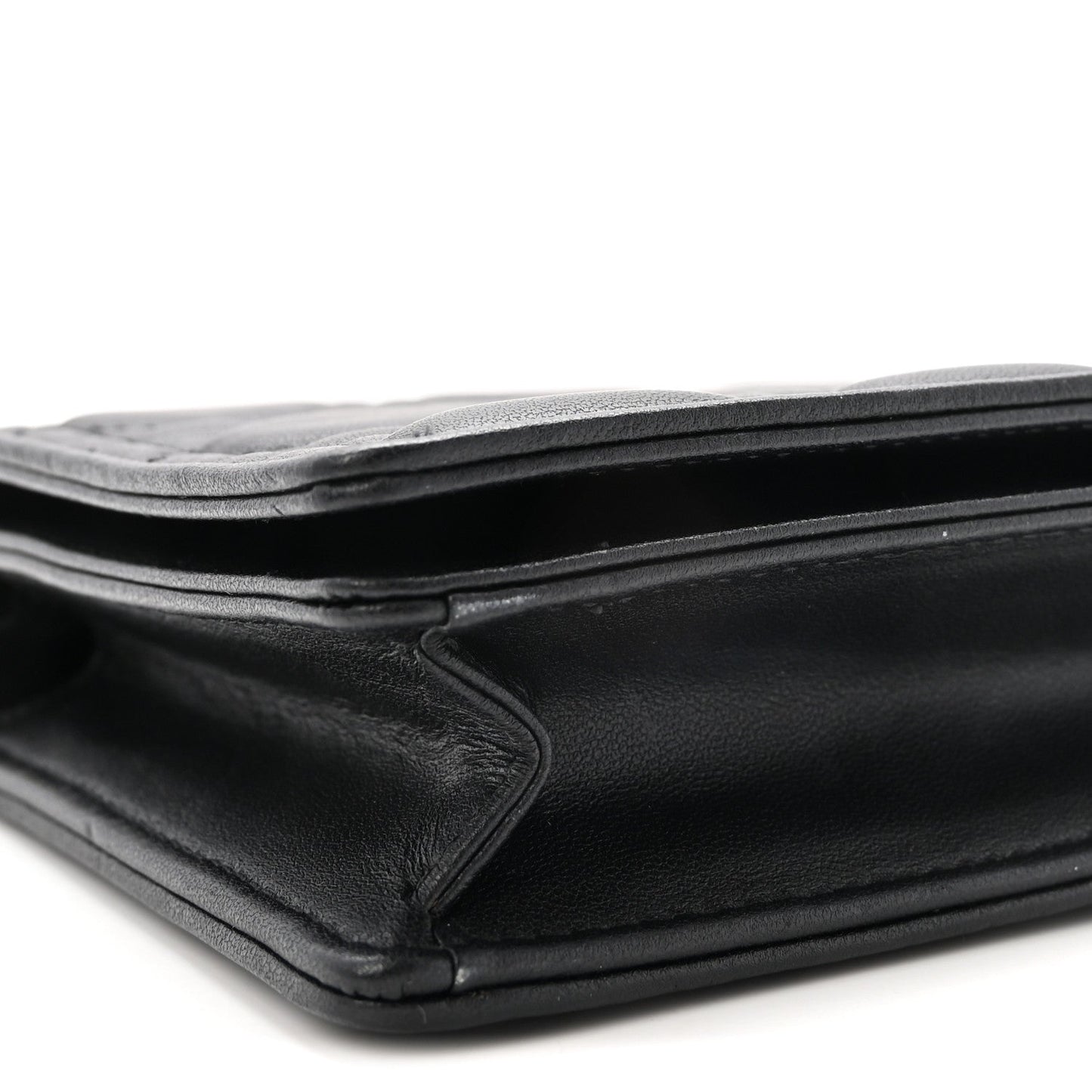 Lambskin Cannage Lady Dior Pouch Black