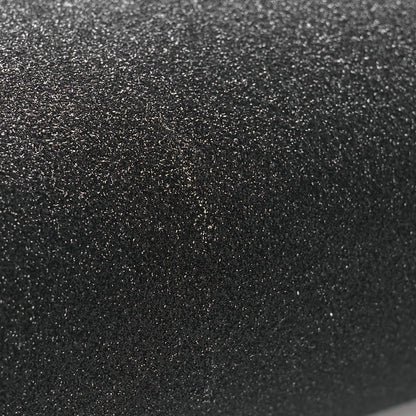 Suede Glitter Calfskin Embellished Paloma Clutch Black