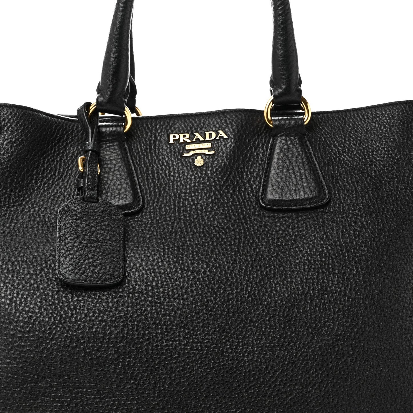 Vitello Daino Tote Black