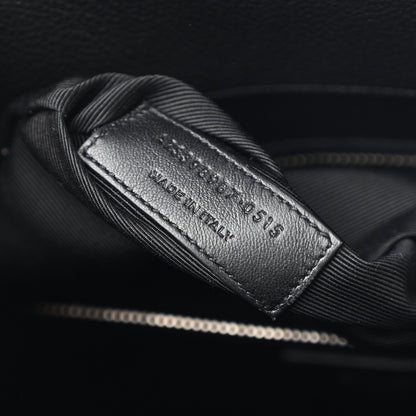 Grained Calfskin Large Sac De Jour Carryall Black