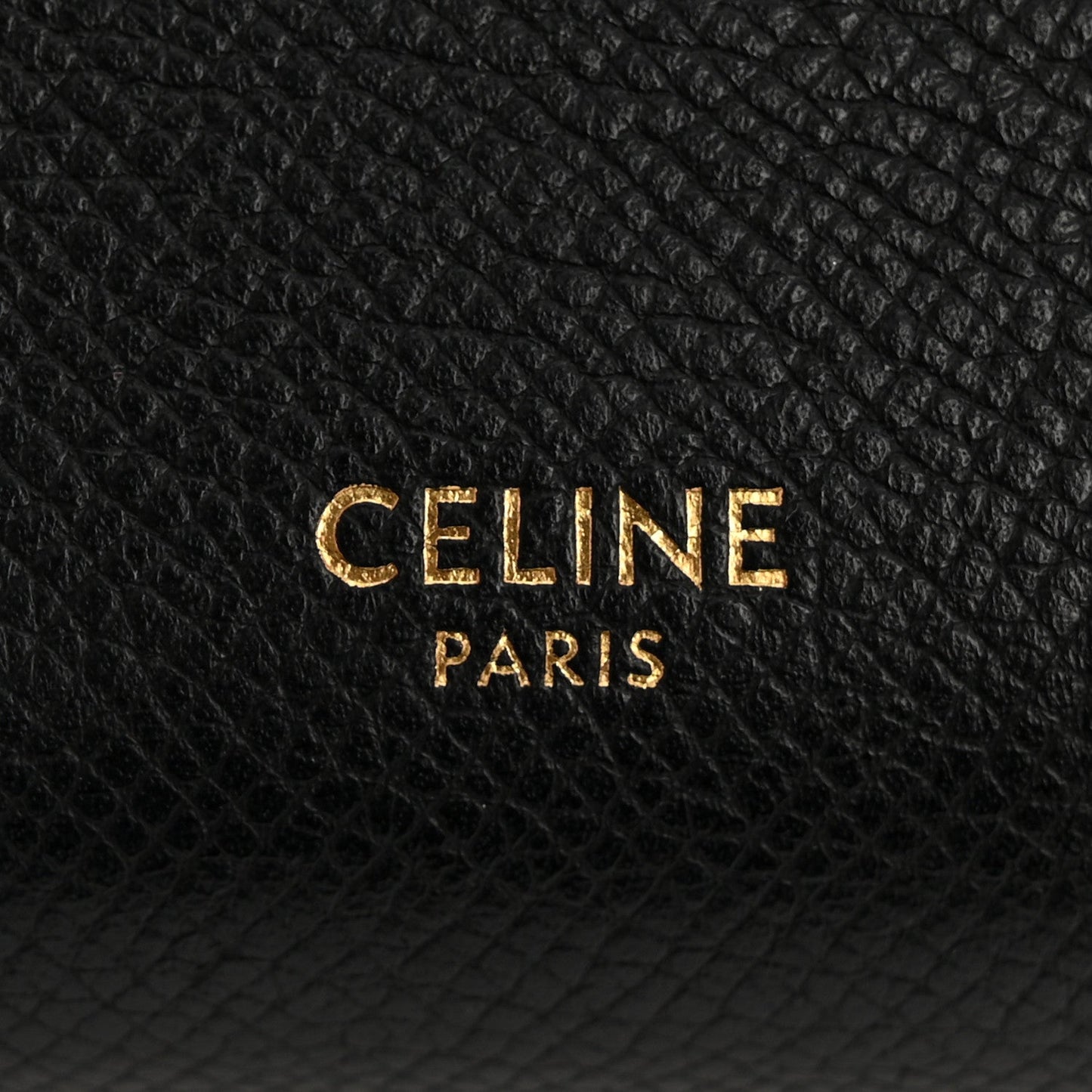 Grained Calfskin Nano Belt Bag Black