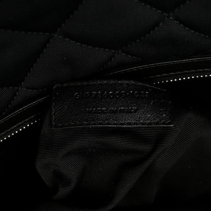 Calfskin Quilted ES Giant Travel Bag Black