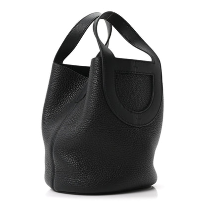 Taurillon Clemence Swift In-The-Loop 18 Bag Black