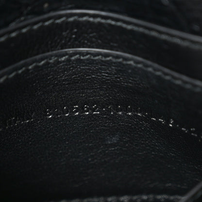 Arena Puffy Monaco Chain Shoulder Bag Black