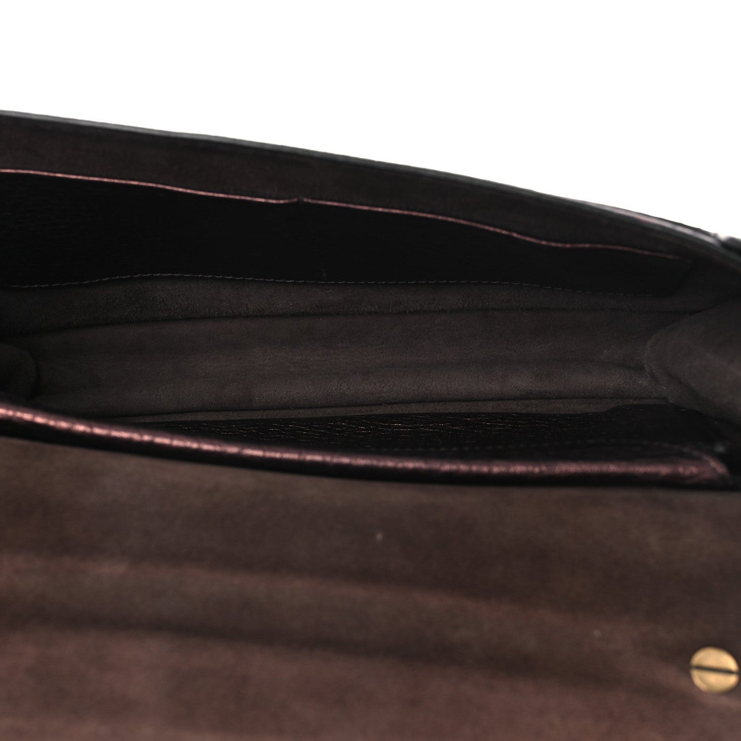Metallic Calfskin J'Adior Chain Flap Bag Noisette