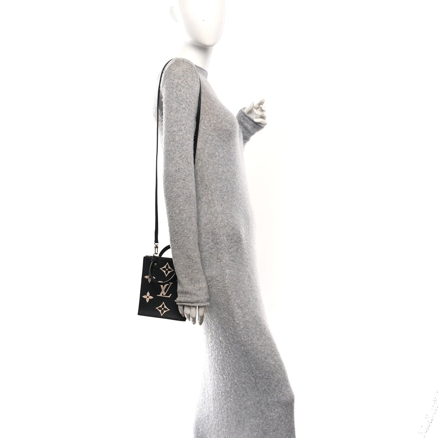 Empreinte Monogram Giant Petit Sac Plat Black Beige