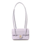Shiny Caviar Mini Preppy Coco Shoulder Bag Purple