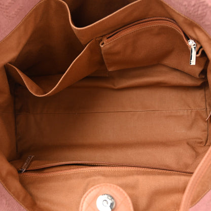 Canvas Large Double Face Tote Pink