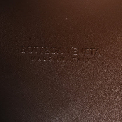 Suede Intrecciato Small The Lauren 1980 Clutch With Chain Praline Musk Washed Brownie