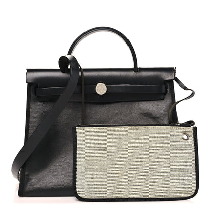 Toile H Berline Vache Hunter Herbag Zip PM 31 Black Ecru