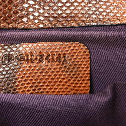 Karung Serpenti Forever Medium Shoulder Bag Brown
