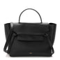 Grained Calfskin Mini Belt Bag Black