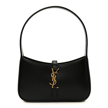 Smooth Calfskin Le 5 A 7 Mini Hobo Black