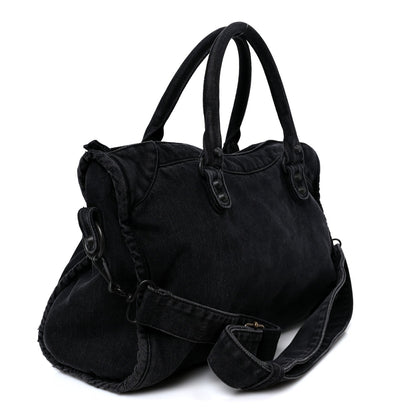 Washed Denim Classic Hardware Medium Le City Black