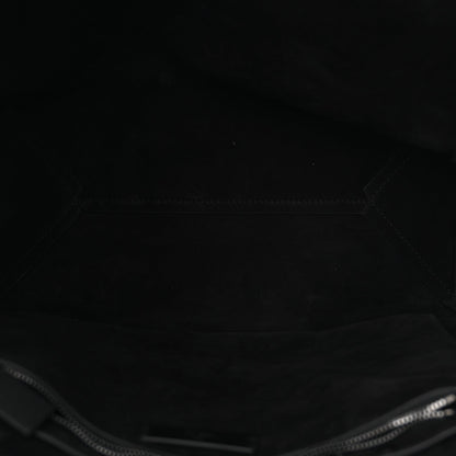 Calfskin Vlogo Medium Locker Tote Black