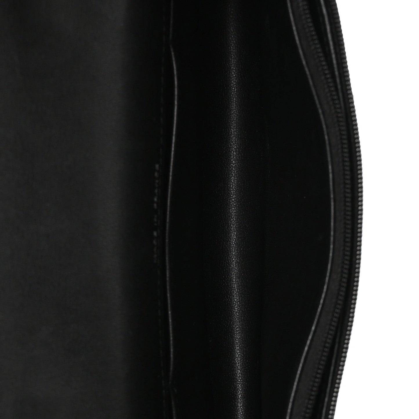 Lambskin Quilted Flap Phone Holder With Chain So Black