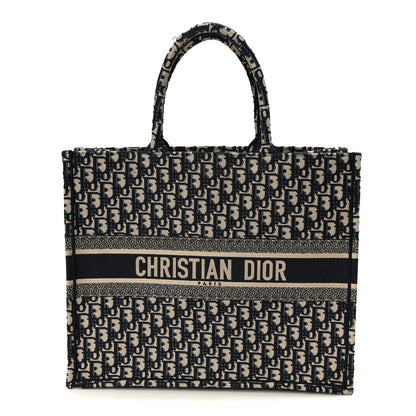 Oblique Large Book Tote Blue Multicolor