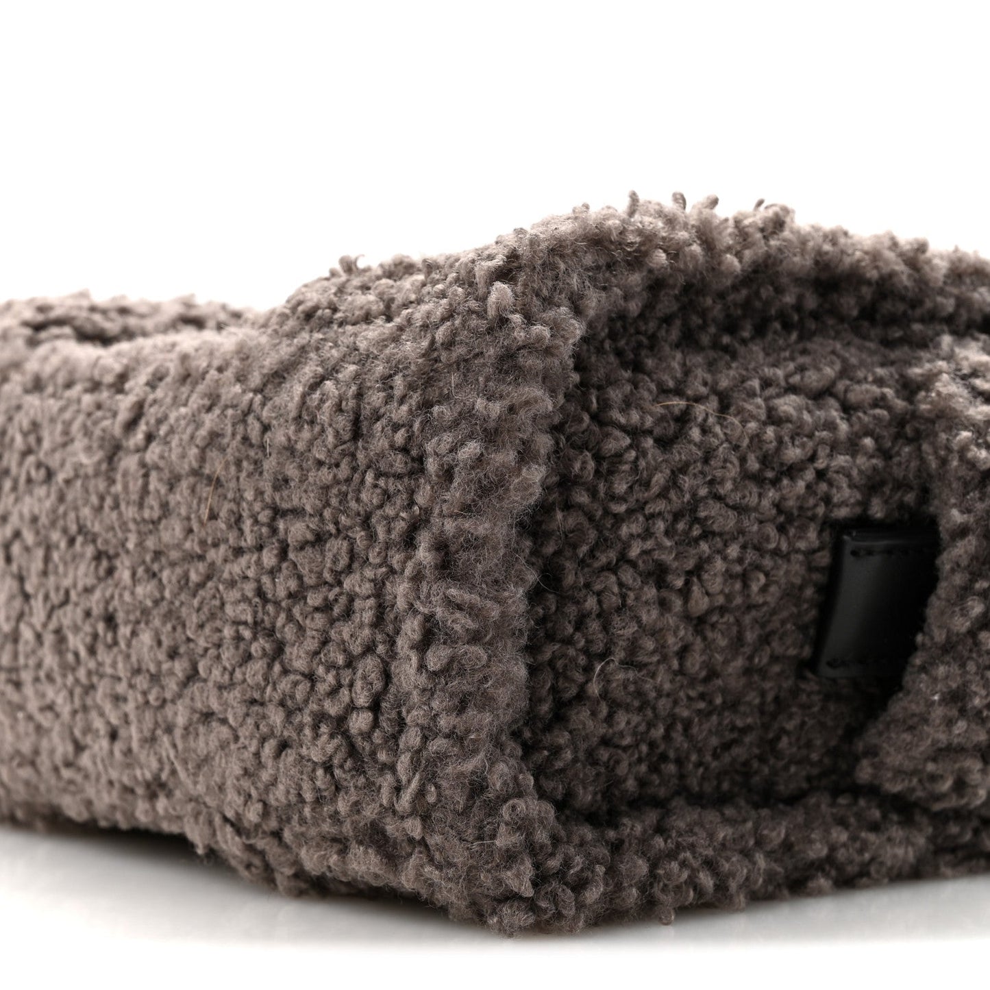 Polyester Cotton Small The Teddy Traveler Tote Bag Grey