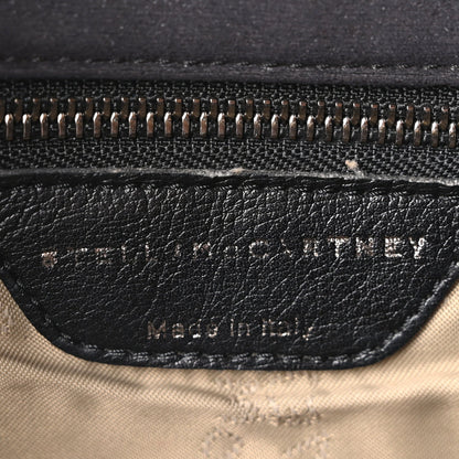 Shaggy Deer Quilted Falabella Shoulder Bag Black