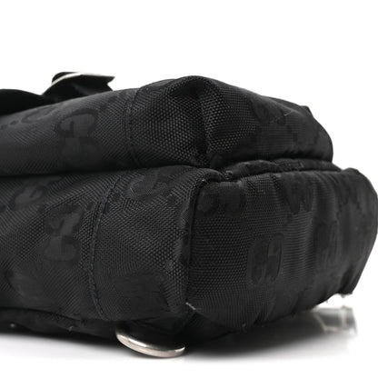 Econyl Nylon Monogram Off The Grid Sling Backpack Black