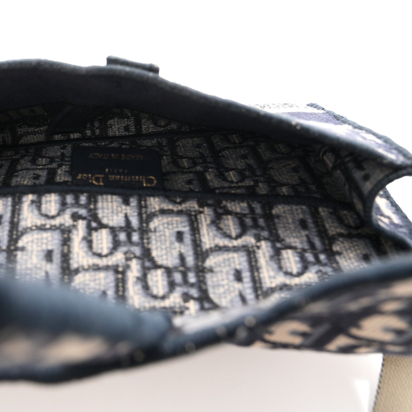 Oblique Slim Saddle Pouch Blue