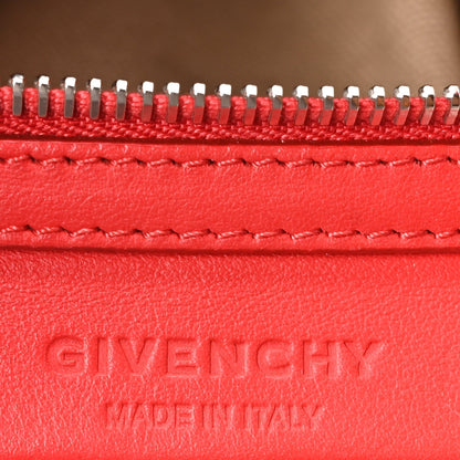 Calf Hair Smooth Calfskin Geometric Small Antigona Red