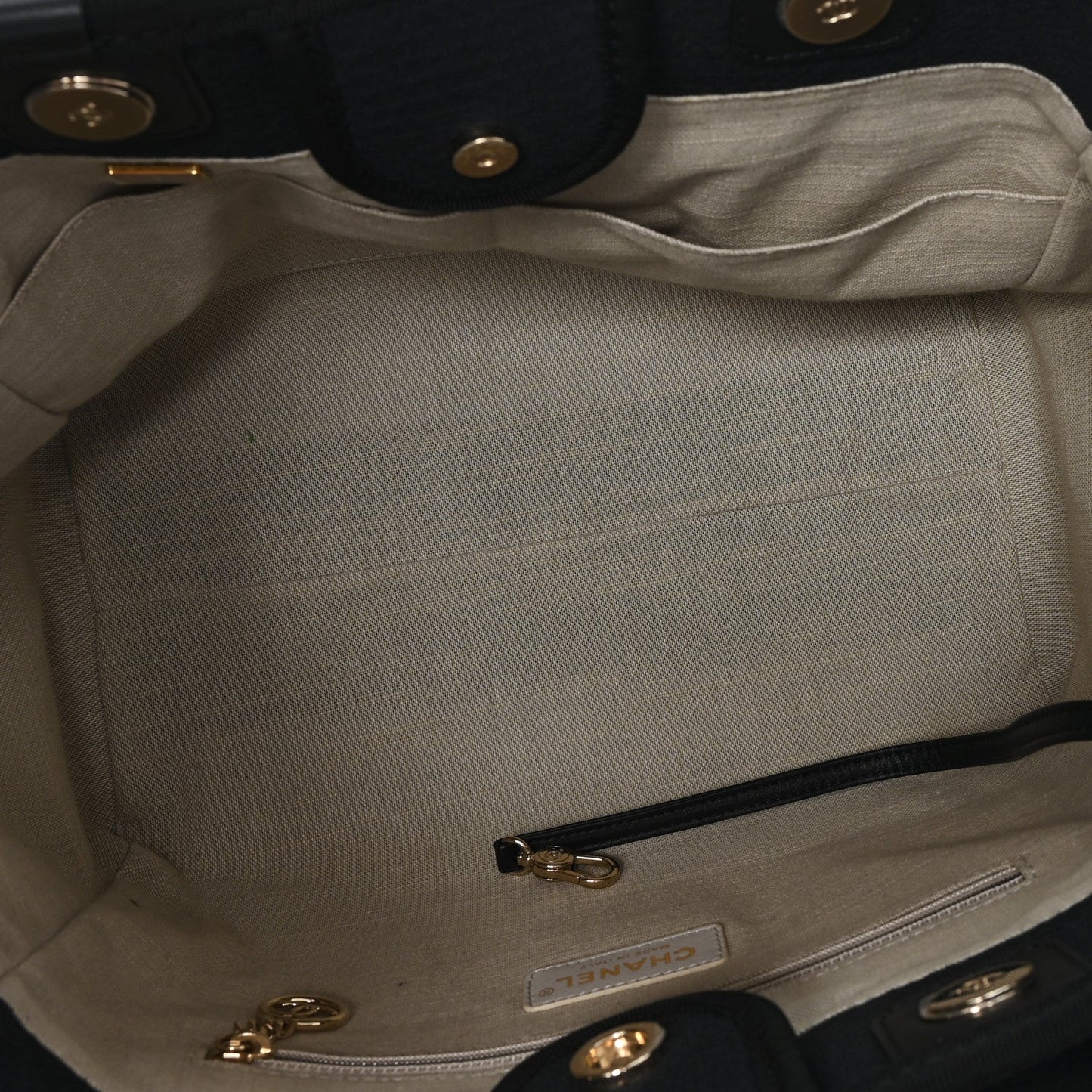 Mixed Fibers Small Deauville Tote Black