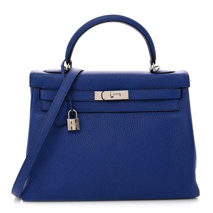 Taurillon Clemence Kelly Retourne 32 Bleu Electrique