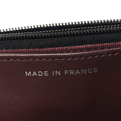 Caviar Quilted CC Turnlock Wallet On Chain WOC Black