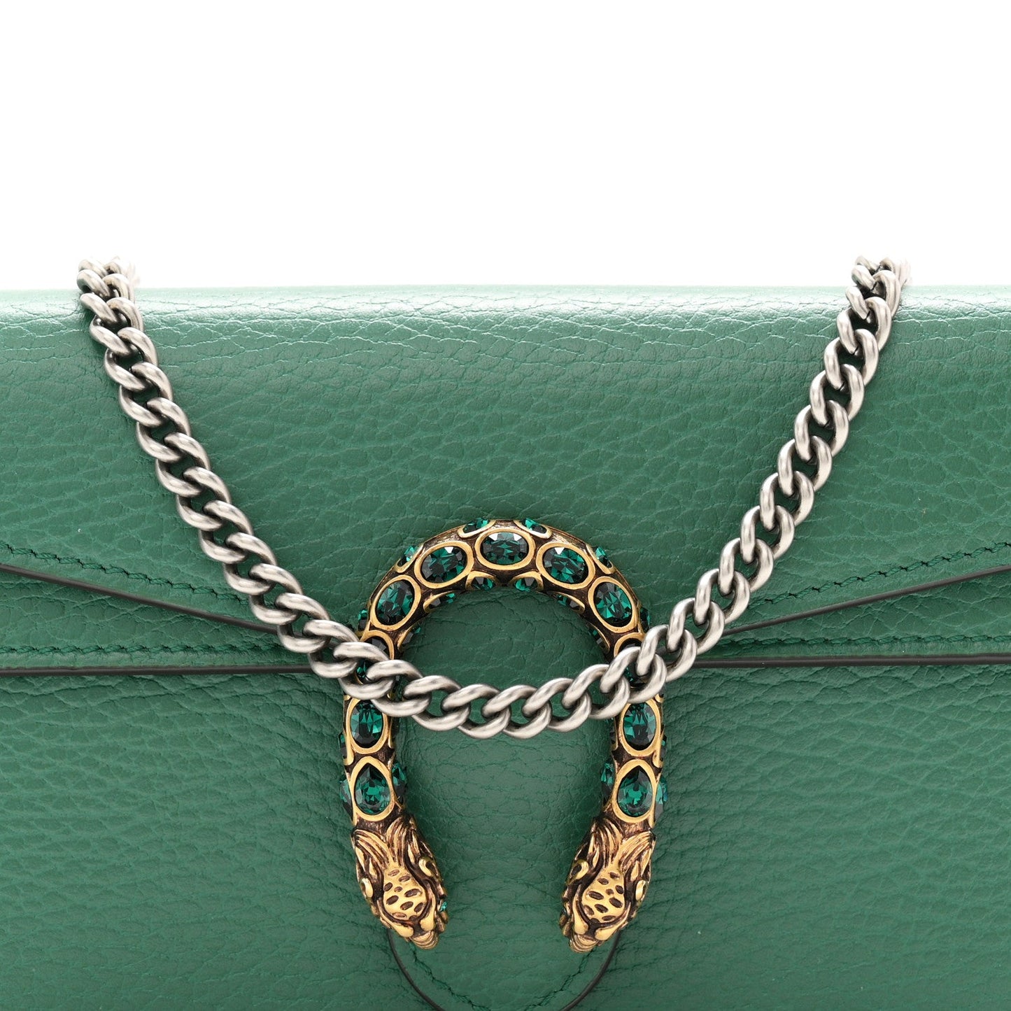 Calfskin Super Mini Dionysus Shoulder Bag Emerald