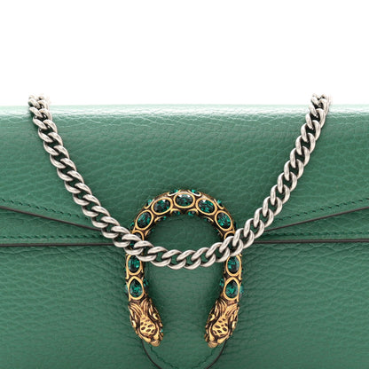 Calfskin Super Mini Dionysus Shoulder Bag Emerald
