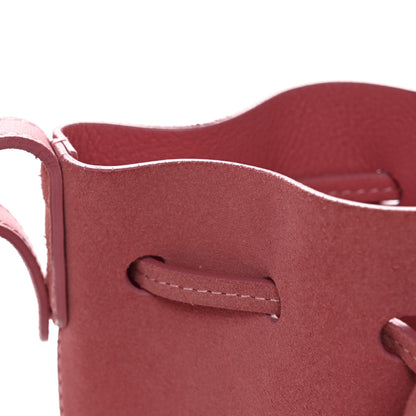 Suede Mini Mini Bucket Bag Blush