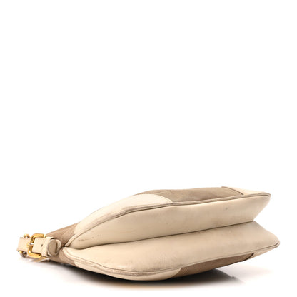 Jacquard Logo Shoulder Bag Corda Cera