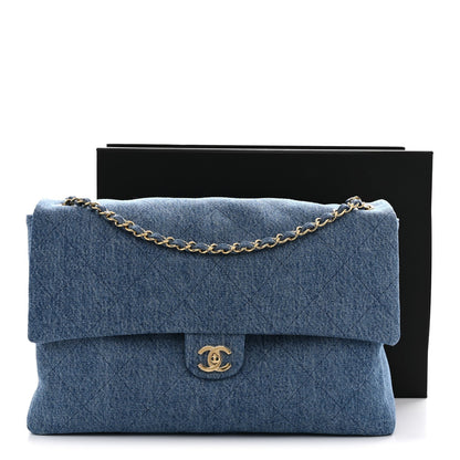 Denim Souplissimo Maxi Flap Blue