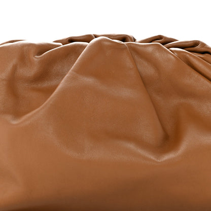 Smooth Butter Calf The Pouch Oversized Clutch Cammello