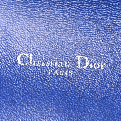 Lambskin Cannage Medium Miss Dior Flap Blue