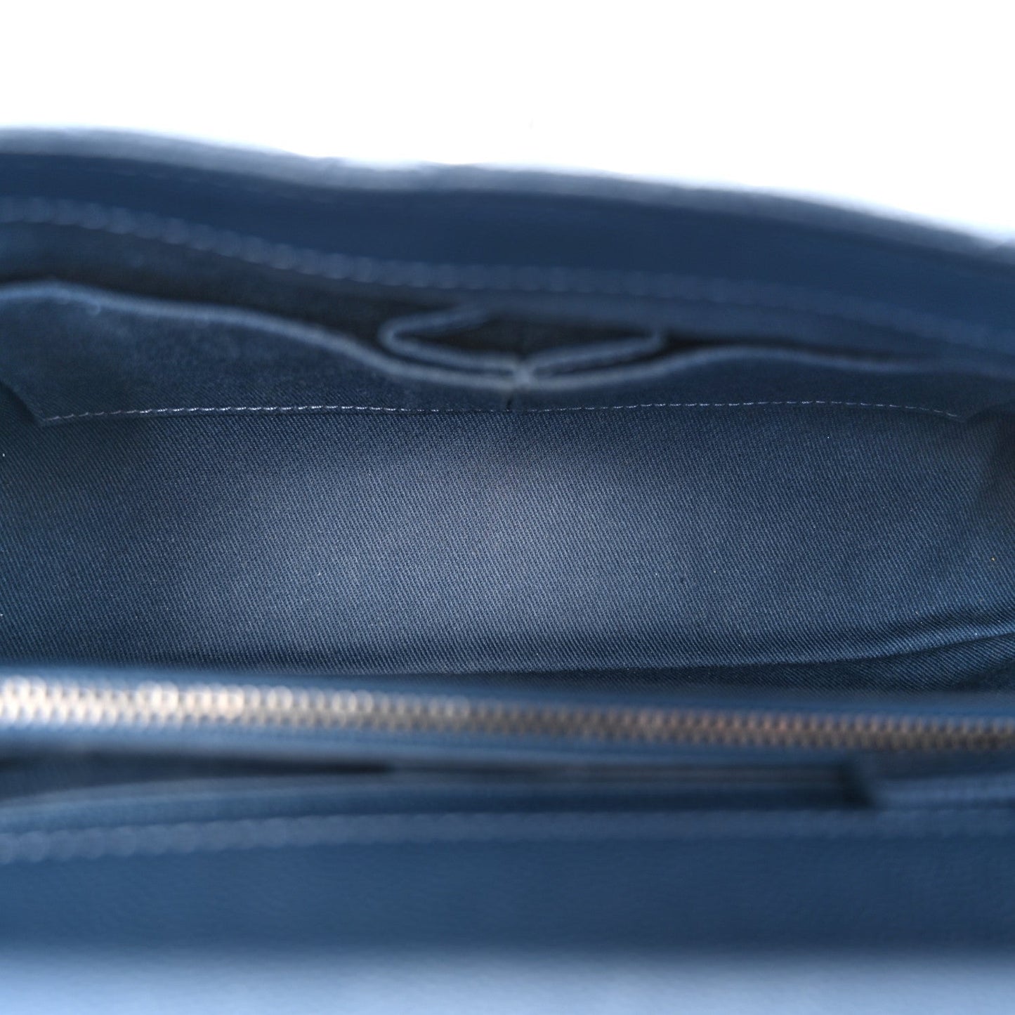 Caviar Quilted Small Coco Handle Flap Blue
