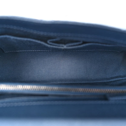 Caviar Quilted Small Coco Handle Flap Blue