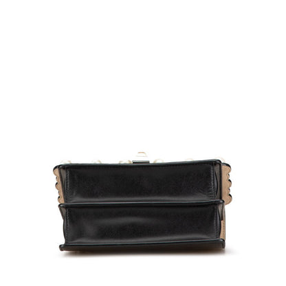 Fendi Kan I Mini Leather Shoulder Bag