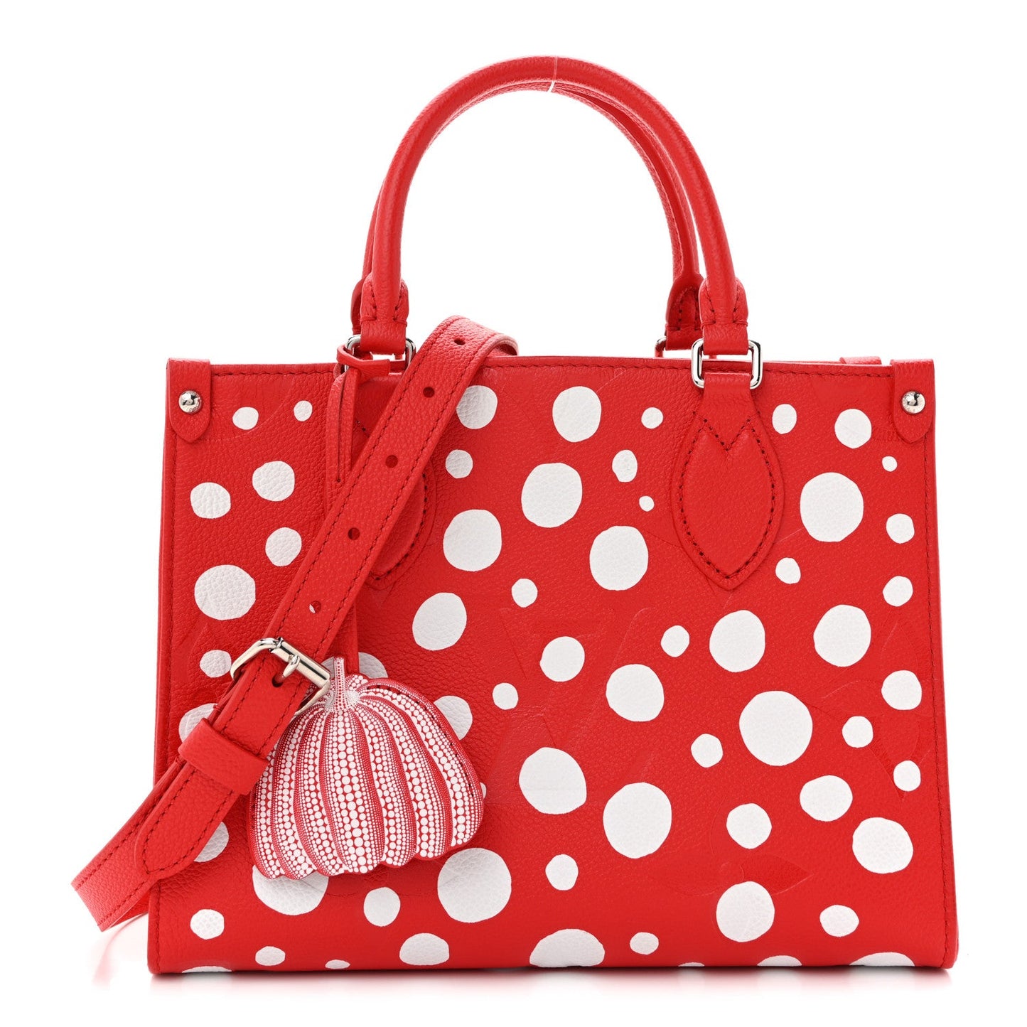 LV X YK Empreinte Infinity Dots Onthego PM Rogue White