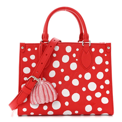 LV X YK Empreinte Infinity Dots Onthego PM Rogue White