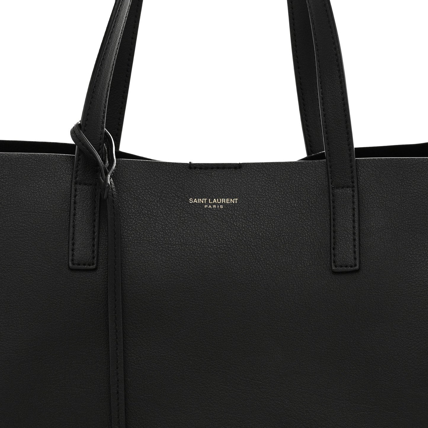 Calfskin Large Shopping Tote Black