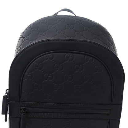 Rubber GG Backpack Black
