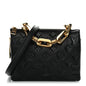 Lambskin Embossed Monogram Coussin BB Black