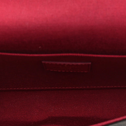 Monogram Pochette Felicie Chain Wallet Fuchsia