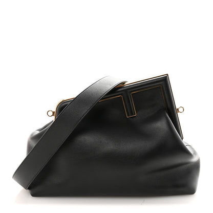 Shiny Nappa Medium Fendi First Black