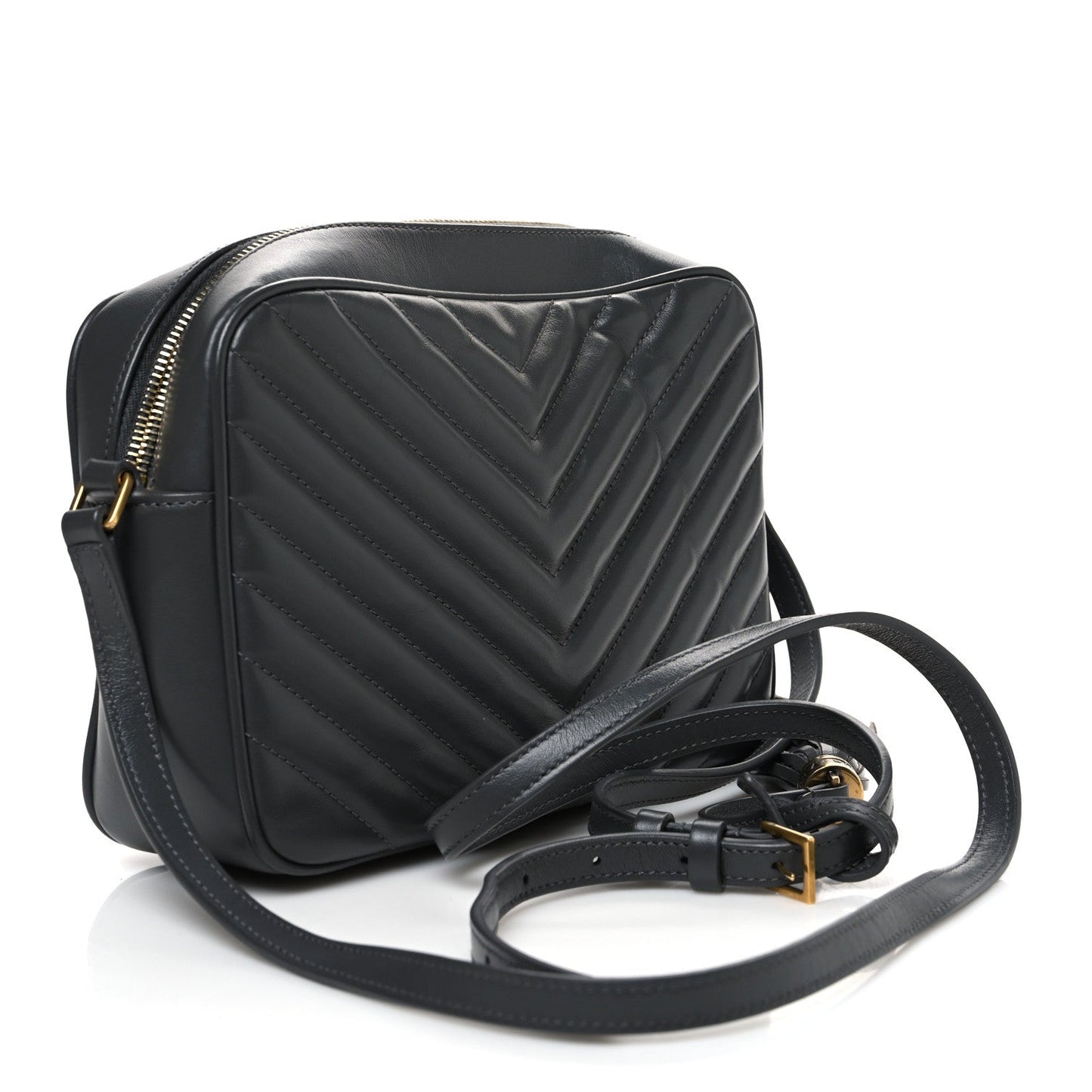Calfskin Matelasse Monogram Lou Camera Bag Storm